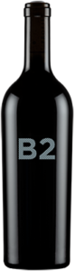 wine bottle with B2 on front